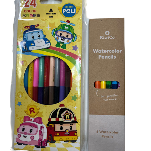 四色彩色鉛客製(畫出童年的彩虹彩色鉛筆促銷價6元)